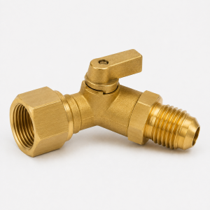 90° Adapter with Ball Valve