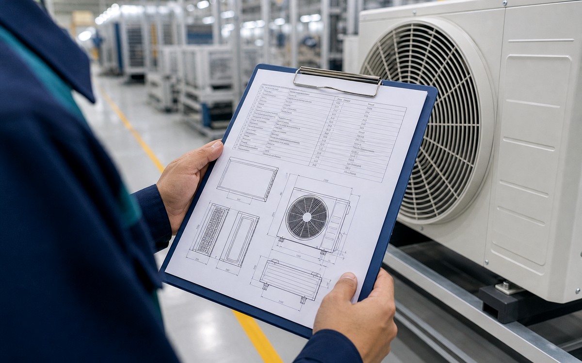 HVAC specification confirmation